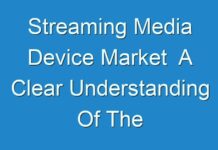 Streaming Media Device Market A Clear Understanding Of The Competitive Landscape And Key Product Segments 2019 – 2027