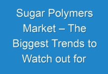 Sugar Polymers Market – The Biggest Trends to Watch out for 2018-2028