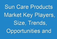 Sun Care Products Market Key Players, Size, Trends, Opportunities and growth Analysis