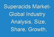 Superacids Market- Global Industry Analysis, Size, Share, Growth, Trends and Forecast 2017 – 2025