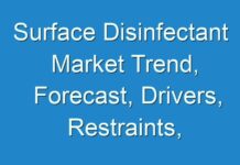 Surface Disinfectant Market Trend, Forecast, Drivers, Restraints, Company Profiles and Key Players