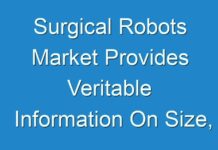 Surgical Robots Market Provides Veritable Information On Size, Growth, Trends And Competitive Outlook 2019 – 2027