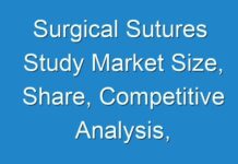 Surgical Sutures Study Market Size, Share, Competitive Analysis, Research Methodology, Rapid Growth and Fast Forward Research