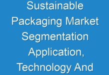 Sustainable Packaging Market Segmentation Application, Technology And Market Analysis Research Report To 2026