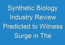 Synthetic Biology Industry Review Predicted to Witness Surge in The Near Future
