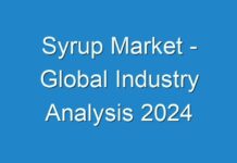 Syrup Market – Global Industry Analysis 2024