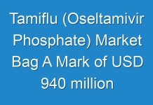 Tamiflu (Oseltamivir Phosphate) Market Bag A Mark of USD 940 million Globally With Key Players