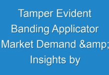 Tamper Evident Banding Applicator Market Demand & Insights by 2028; COVID-19 Pandemic Set to Drop Sales