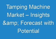 Tamping Machine Market – Insights & Forecast with Potential Impact of COVID-19, opportunities and forecast to 2027