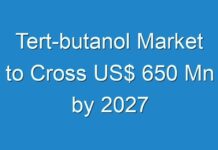 Tert-butanol Market to Cross US$ 650 Mn by 2027
