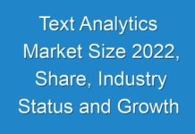 Text Analytics Market Size 2024, Share, Industry Status and Growth opportunities for Leading Players