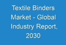 Textile Binders Market – Global Industry Report, 2030