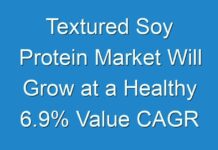 Textured Soy Protein Market Will Grow at a Healthy 6.9% Value CAGR During the Period 2017-2026