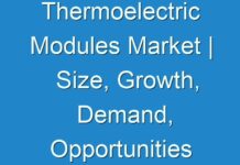 Thermoelectric Modules Market | Size, Growth, Demand, Opportunities and Forecast To 2024-2030