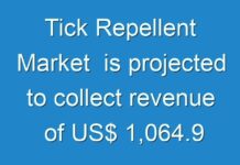 Tick Repellent Market is projected to collect revenue of US$ 1,064.9 Mn by 2026