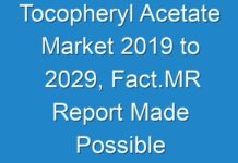 Tocopheryl Acetate Market 2019 to 2029, Fact.MR Report Made Possible by Top Research Firm