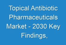 Topical Antibiotic Pharmaceuticals Market – 2030 Key Findings, Regional Study, COVID – 19 Impact Outbreak, Industry Segments and Future Prospects