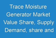 Trace Moisture Generator Market Value Share, Supply Demand, share and Value Chain 2024 to 2030
