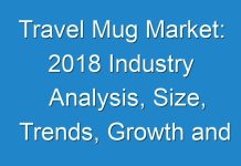 Travel Mug Market: 2018 Industry Analysis, Size, Trends, Growth and Forecast 2026