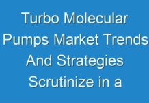 Turbo Molecular Pumps Market Trends And Strategies Scrutinize in a New Research Study