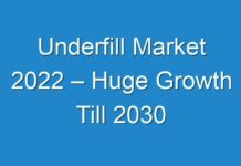 Underfill Market 2024 – Huge Growth Till 2030