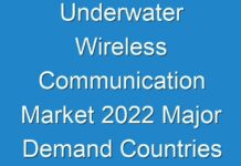 Underwater Wireless Communication Market 2024 Major Demand Countries Analysis by World’s Top Leaders | Global Revenue Status During COVID-19 Pandemic
