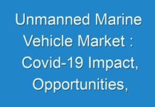 Unmanned Marine Vehicle Market : Covid-19 Impact, Opportunities, Growth Factors and Key Players