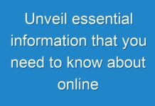 Unveil essential information that you need to know about online gaming! Here are the details!