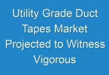 Utility Grade Duct Tapes Market Projected to Witness Vigorous Expansion by 2024