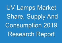 UV Lamps Market Share, Supply And Consumption 2019 Research Report Forecast To 2027