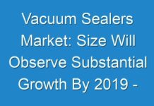 Vacuum Sealers Market: Size Will Observe Substantial Growth By 2019 – 2027