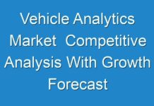Vehicle Analytics Market Competitive Analysis With Growth Forecast Till 2025