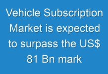 Vehicle Subscription Market is expected to surpass the US$ 81 Bn mark by the end of 2030