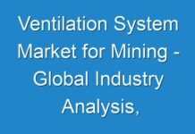Ventilation System Market for Mining – Global Industry Analysis, Size, Share, Growth, Trends, and Forecast, 2019 – 2027