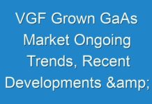 VGF Grown GaAs Market Ongoing Trends, Recent Developments & Forecast till 2031