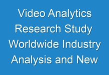 Video Analytics Research Study Worldwide Industry Analysis and New Market Opportunities Explored 2015 – 2024