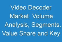Video Decoder Market Volume Analysis, Segments, Value Share and Key Trends 2018-2028