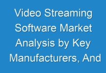 Video Streaming Software Market Analysis by Key Manufacturers, And Various End-Use Industries