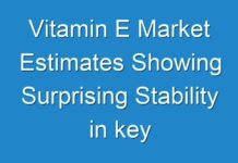 Vitamin E Market Estimates Showing Surprising Stability in key Business Segments till 2030