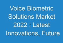 Voice Biometric Solutions Market 2024 : Latest Innovations, Future Scope And Market Trends