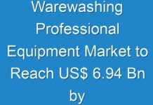 Warewashing Professional Equipment Market to Reach US$ 6.94 Bn by 2027; New TMR Report Explores Impact of COVID-19 Outbreak on Market