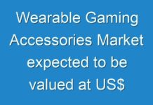 Wearable Gaming Accessories Market expected to be valued at US$ 5188.9 Mn during the forecast period 2017-2026