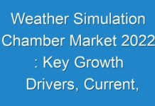 Weather Simulation Chamber Market 2024 : Key Growth Drivers, Current, Upcoming Industry Trends Key Players Analysis