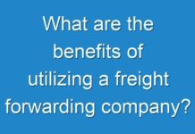 What are the benefits of utilizing a freight forwarding company?