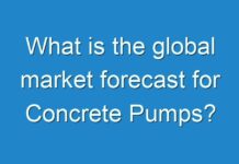 What is the global market forecast for Concrete Pumps?