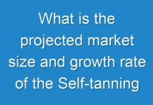 What is the projected market size and growth rate of the Self-tanning Products Market?