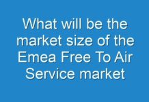 What will be the market size of the Emea Free To Air Service market until 2030?