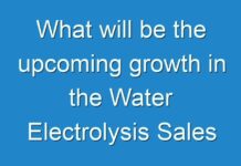 What will be the upcoming growth in the Water Electrolysis Sales market?