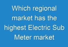 Which regional market has the highest Electric Sub Meter market attractiveness in 2030?