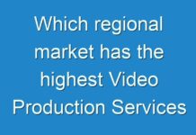 Which regional market has the highest Video Production Services market attractiveness in 2030?